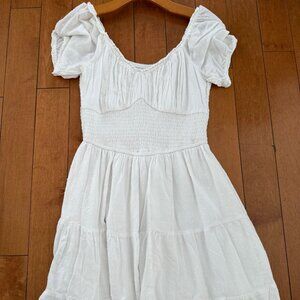 Hollister white dress